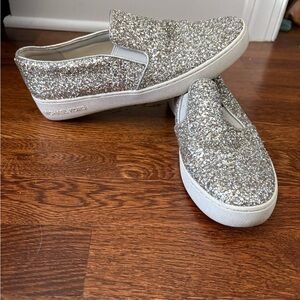Michael Kors Glitter Silver Women's Sneakers
